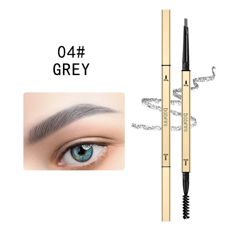 Lápiz de cejas impermeable de doble punta