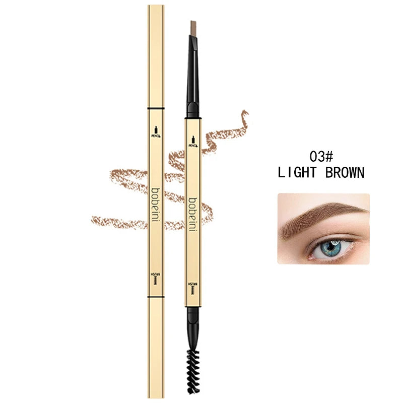 Lápiz de cejas impermeable de doble punta