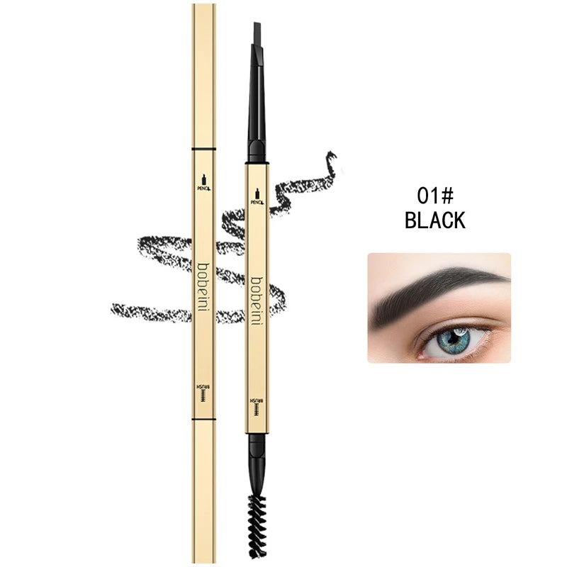 Lápiz de cejas impermeable de doble punta